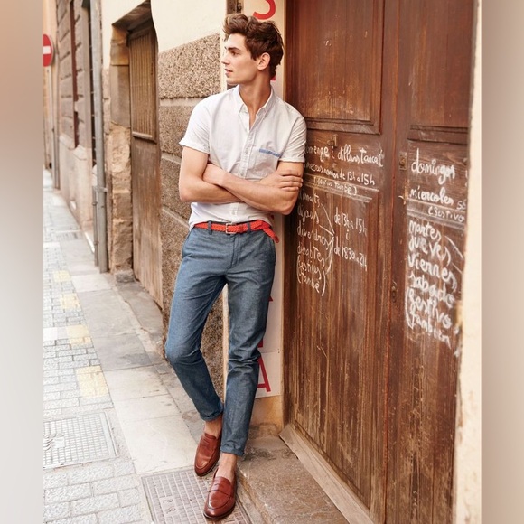 J. CREW LUDLOW PENNY LOAFERS 10 D Goodyear Welt A 4362 in English Tan - Picture 12 of 12